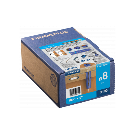 UNO-K-08 KOŁEK ROZPOROWY UNIWERSALNY KOSZULKA NIEBIESKI FI8 OP. 100 SZT