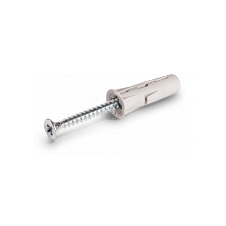 UNO-10+650 KOŁEK ROZPOROWY UNIWERSALNY UNO FI 10 Z WKRĘTEM 6,0X50 MM