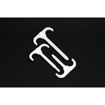 H100/2 HAK PODWÓJNY FI25 100MM DO RUR RL, RS, PESZLI