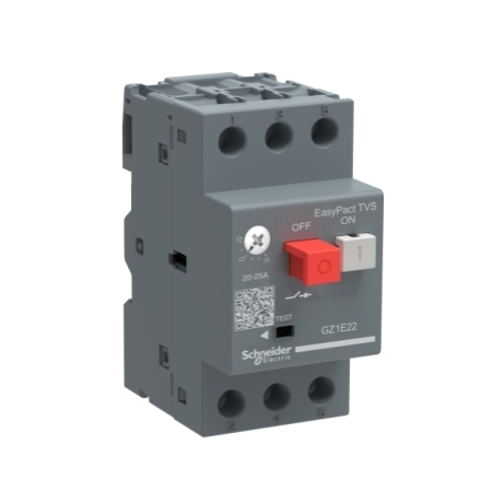 Schneider Electric Wyłącznik silnikowy GZ1E napęd przyciskowy I=0,63-1A zaciski skrzynkowe, GZ1E05