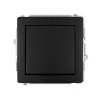 DECO MODUŁ CZARNY MAT ŁĄCZNIK 1-BIEGUNOWY ZACISKI ŚRUBOWE 10AX 250V