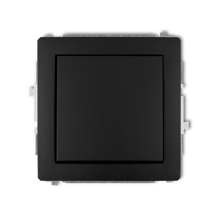 DECO MODUŁ CZARNY MAT ŁĄCZNIK 1-BIEGUNOWY ZACISKI ŚRUBOWE 10AX 250V