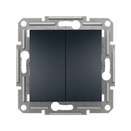 Schneider Electric Asfora, łącznik świecznikowy, bez ramki, antracyt, EPH0300171