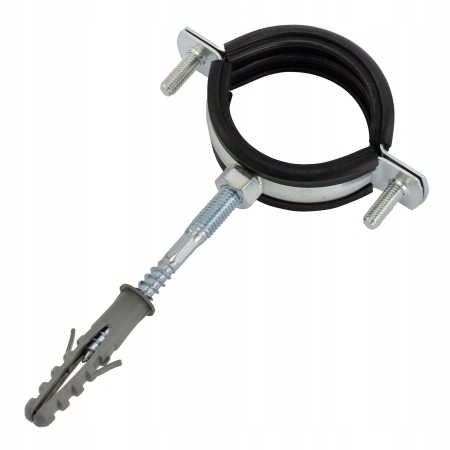 OBEJMA STALOWA Z GUMĄ EPDM KPL 1/2" 20-23 mm