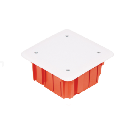 PUSZKA INSTALACYJNA PT 95X95X50 WIECZKO BIAŁE CEGLASTY INSTALL-BOX IP40