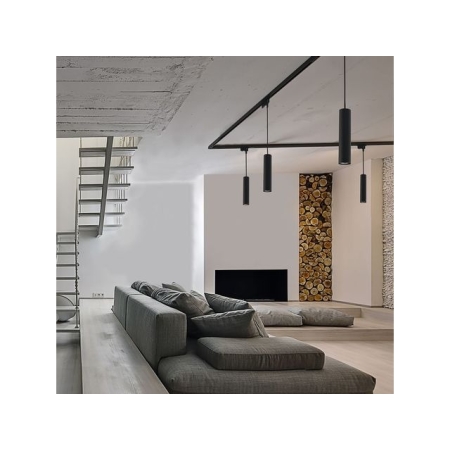 Lampa wisząca oprawa sufitowa zwis Nowodvorski Profile Eye 1x35W GU10 czarna 9338