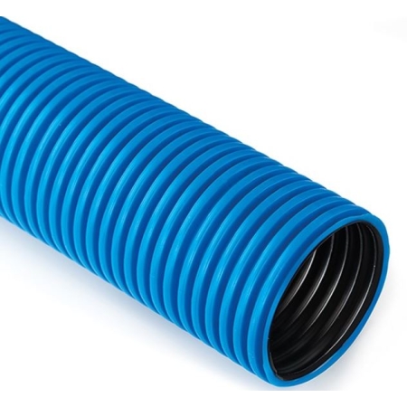 QRK 40-25 FLEX NIEBIESKI RURA OSŁONOWA KARBOWANA DWUWARSTWOWA ZIEMNA HDPE FI40/32 450N/5CM