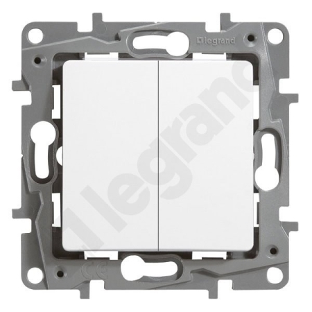 NILOE 2 MODUŁ BIAŁY ŁĄCZNIK UNIWERSALNY 2X ZACISKI SPRĘŻYNOWE 10AX 250V