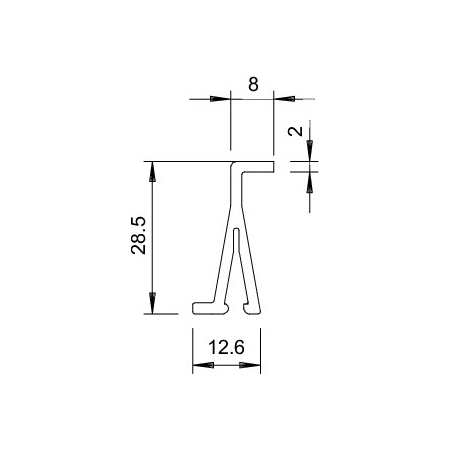 PRZEGRODA KANAŁU 40 WDK PVC WDK
