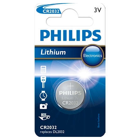 CR2032 BATERIA PASTYLKOWA LITOWA 3V 210MAH FI20 H3.2MM 3.0G BLS.1SZT.