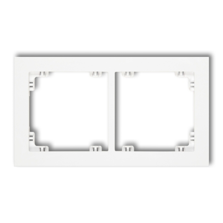 DECO BIAŁY RAMKA 2X