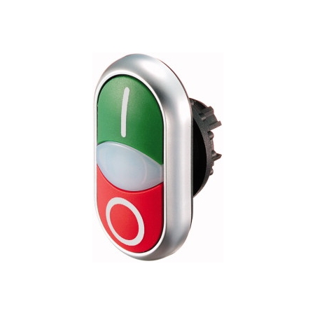 M22-DDL-GR-X1/X0 RMQ-TITAN NAPĘD PRZYCISKU PODŚWIETLANEGO Z SAMOPOWROTEM 2X 