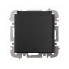 VESTRA MODUŁ CZARNY GNIAZDO 2P+Z Z KLAPKĄ IP44 ZACISKI ŚRUBOWE 16A 250V
