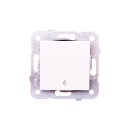 KARRE MODUŁ BIAŁY ŁĄCZNIK UNIWERSALNY 1X ZACISKI SPRĘŻYNOWE 10AX 250V