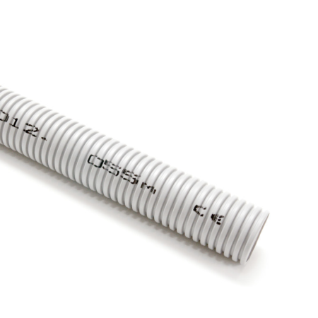 RKGS 32-50 SZARY RURA KARBOWANA PESZEL PP FI32/25 Z PILOTEM 750N HF-FR BEZHALOGENOWA