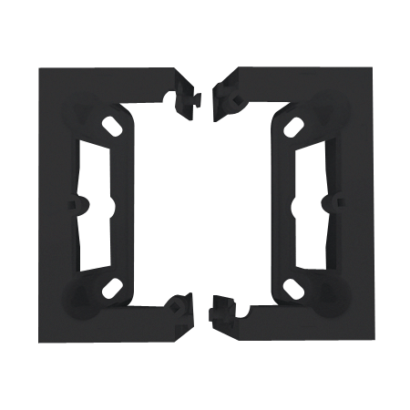 SIMON 10 CZARNY MAT PUSZKA NT 1X SKŁADANA 40MM