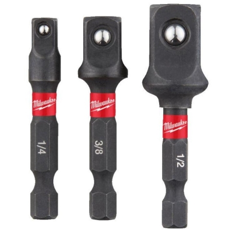 ZESTAW ADAPTERÓW DO NASADEK UDAROWYCH 3 SZT.