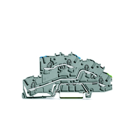 TOPJOBS ZŁĄCZKA PIĘTROWA od 2,5 do 4.0 MM2 N/L/PE SZARA