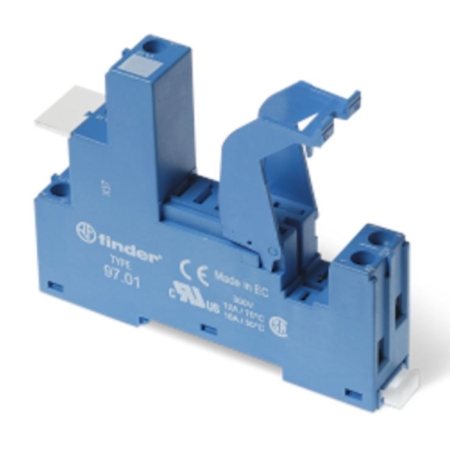 F97-01SPA00000000 GNIAZDO DO 46.61 NIEBIESKI NA SZYNĘ