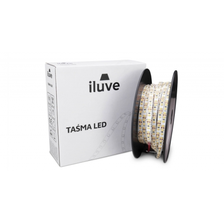 TAŚMA LED 8.5W/1M 50M 8MM 12V DC IP20 ŚCIEMN. 830 WW 3000K CRI80+ 860LM/1M 120XLED/1M 120ST
