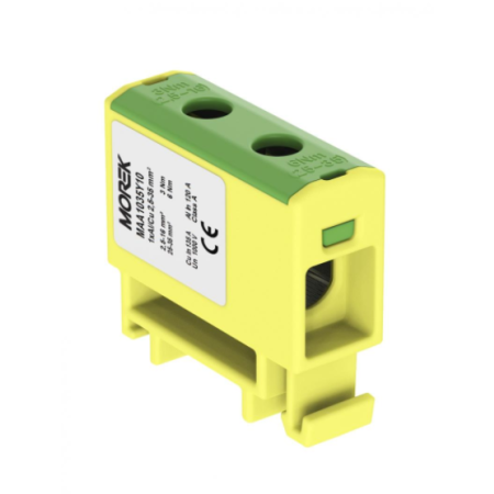 ZŁĄCZKA SZYNOWA PRZELOTOWA 1X AL/CU 2.5-35.0MM2 1000V AC/ 1500V DC ZACISK UNIWERSALNY ŻO