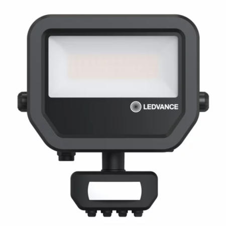 FLOODLIGHT SENSOR CZARNY OPRAWA NAŚWIETLACZ LED 11W/ 17W NW 4000K 1600LM/2400LM  IP65+ CZUJNIK RUCHU