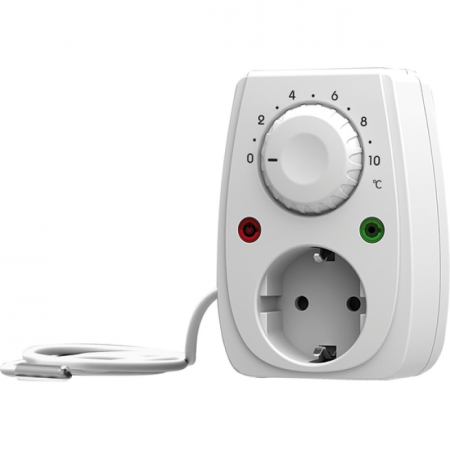 R-FG-CONT-ECO-EURO-CEE7/4 - TERMOSTAT FROSTGUARD-ECO DO SAMOREGULUJĄCYCH PRZEWODÓW GRZEWCZYCH