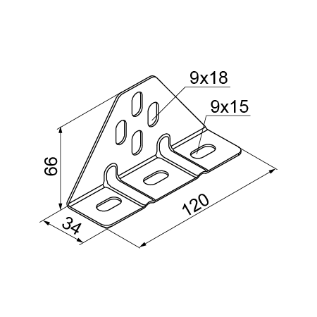 UTM/UTMO UCHWYT TRÓJKĄTNY