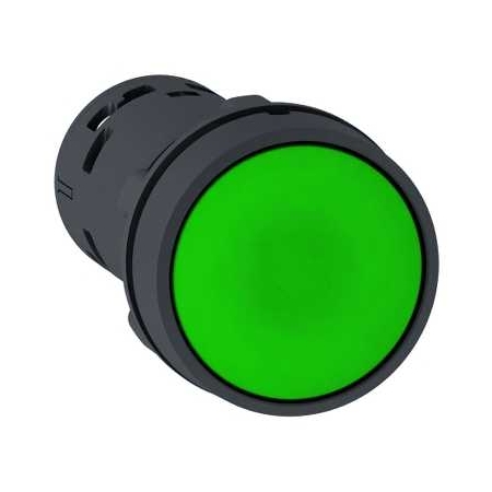 Schneider Electric Harmony XB7 Przycisk płaski zielony z samoczynnym powrotem bez oznaczenia, XB7NA31