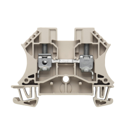 WDU  6.0 ZŁĄCZKA SZYNOWA PRZELOTOWA GWINTOWA BEŻ