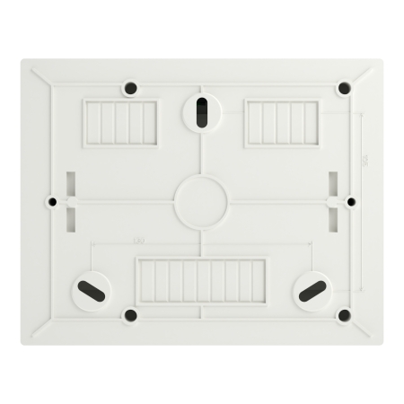 EASY9 ROZDZIELNIA PLASTIKOWA NT 8M 1X 8M N+PE 170X215X96.5 IP40 IK07 DRZWI DYMNE BIAŁY