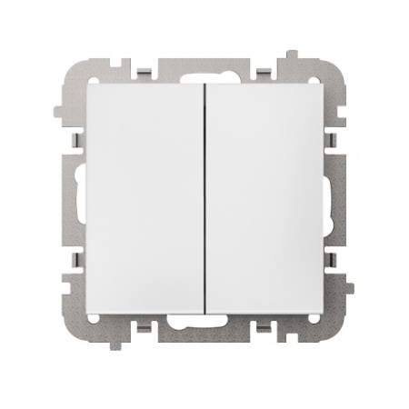 VESTRA MODUŁ BIAŁY ŁĄCZNIK SERYJNY UNIWERSALNY IP20 ZACISKI SPRĘŻYNOWE 10AX 250V