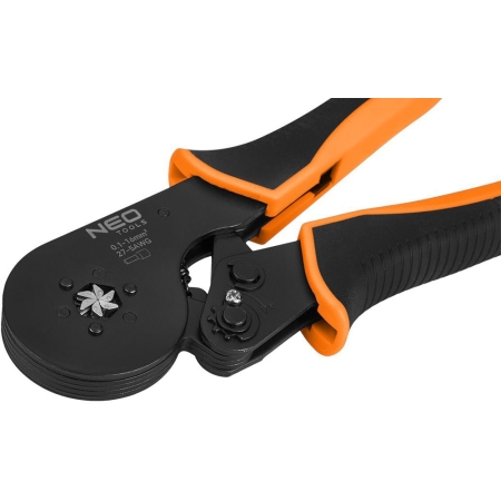 PRASKA RĘCZNA DO ZAGNIATANIA KOŃCÓWEK TULEJKOWYCH 6 KAMIENI 0.1-16 MM NEO