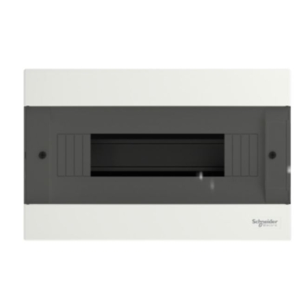 EASY9 ROZDZIELNIA PLASTIKOWA PT 18M 1X 18M N+PE 245X400X99 IP40 IK07 DRZWI DYMNE BIAŁY