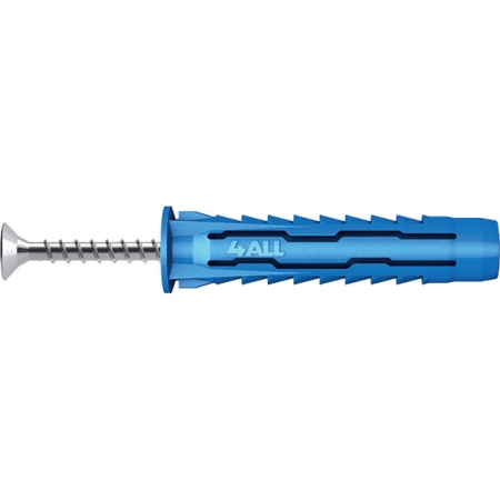 R-S3-4ALL-08+/10 4ALL KOŁEK UNIWERSALNY Z WKRĘTEM 10 SZT RAWLPLUG