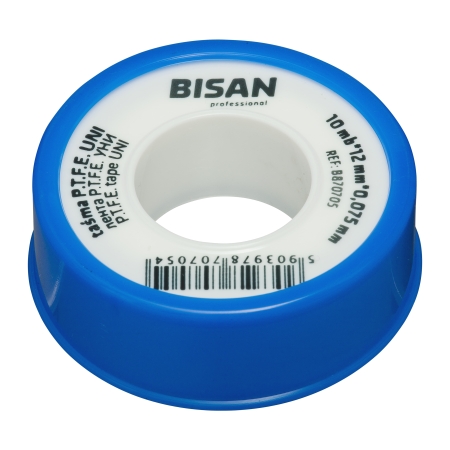 TAŚMA TEFLONOWA P.T.F.E. UNIWERSALNA 0.075MM 12MM 10M