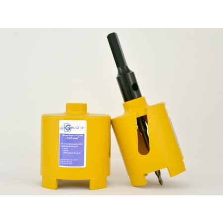 KORONKA DIAMENTOWA SDS-PLUS BEZUDAROWA 68 MM Z UCHWYTEM KOMPLET