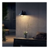 HOVERFLY CZARNY OPRAWA ŚCIENNA KINKIET ELEWACYJNY 1X E27/ 60W IP44 ALUMINIUM/ SZKŁO