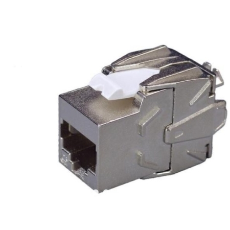 M45 BIAŁY GNIAZDO KOMPUTEROWE 1M 1X UAE 8 F(S)TP RJ 45 KAT.6 BEZNARZĘDZIOWE