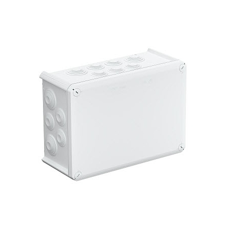 T350 PUSZKA INSTALACYJNA NT 201X285X120 POKRYWA PEŁNA IP66 IK05 JASNOSZARY T-SERIA