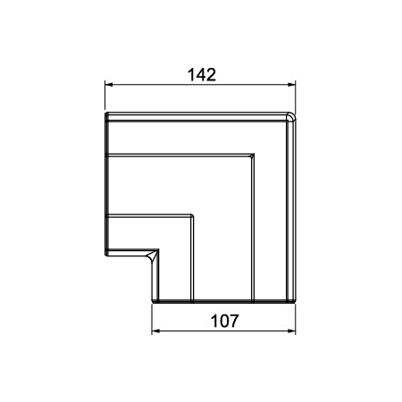 GK-FH53100RW NAROŻE PŁASKIE  NAKŁADKA