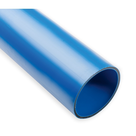 QRG EKO 160-6 NIEBIESKI RURA OSŁONOWA GŁADKA DWUWARSTOWA Z KIELICHEM HDPE FI160/144 750N