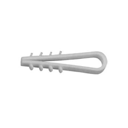 UWO10/50 UCHWYT KABLOWY WBIJANY OKRĄGŁY BIAŁY (YDY 2X2.5, 3X1.5, 3X2.5, 4X1.0)