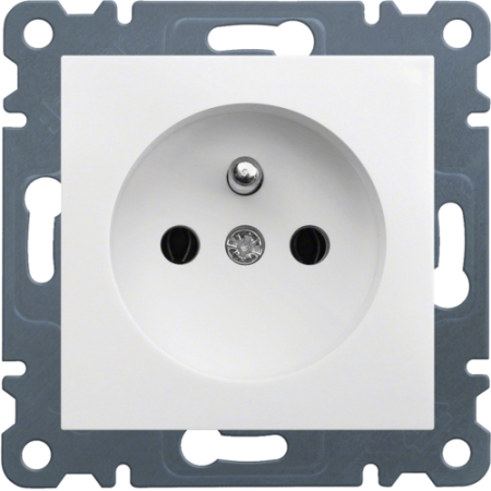 LUMINA SOUL/ INTENSE/ PASSION MODUL BIAŁY GNIAZDO 1X Z/U ZACISKI ŚRUBOWE 16A 250V /