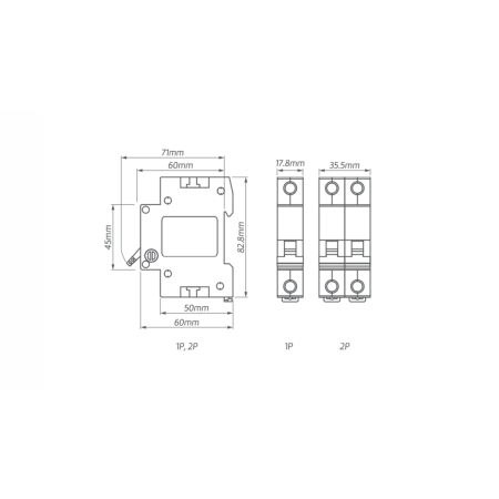 WRN C20A/ 30MA/AC WYŁĄCZNIK RÓŻNICONADPRĄDOWY C 20A 1P+N 2M 30MA AC 6KA