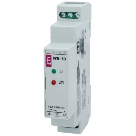 WB-1UN PRZEKAŹNIK IMPULSOWY BISTABILNY UNIWERSALNY 16A 1P 1M EVE
