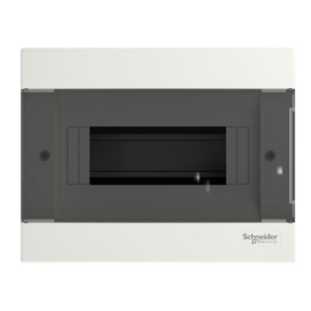 EASY9 ROZDZIELNIA PLASTIKOWA PT 8M 1X 8M N+PE 170X215X96.5 IP40 IK07 DRZWI DYMNE BIAŁY