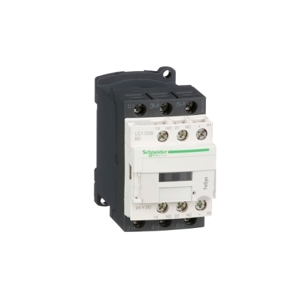 Schneider Electric Stycznik mocy TeSys D AC3 9A 3P 1NO 1NC cewka 24VDC zaciski śrubowe, LC1D09BD