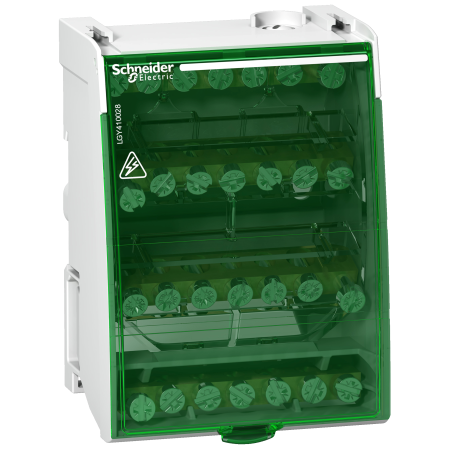 Schneider Electric Blok dystrybucyjny Acti9 śrubowy 28 otworów 100A 4P, LGY410028