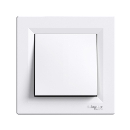 Schneider Electric Asfora, łącznik 1-biegunowy, IP44, biały, EPH0100221